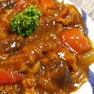 豚茄子トマトのカレー煮